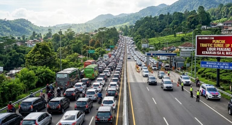 Ascension Day Long Holiday: Vehicle Volume to Puncak Bogor Increases by 18 Percent