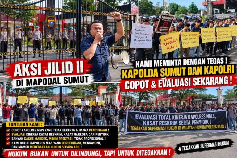 DPP PN Alliance Ready to Siege Mapolda Sumut, Demanding Urgent Evaluation of Nias Police Performance