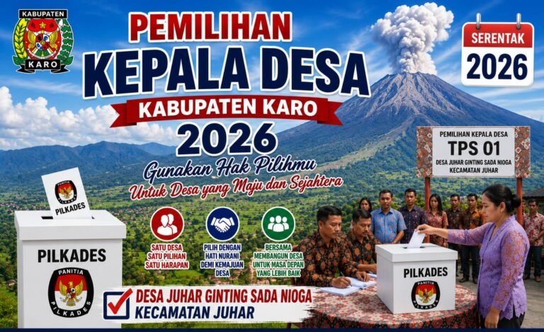 Karo Regency Prepares for Simultaneous 2026 Village Head Elections Across 18 Villages
